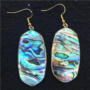 Abalone Shell earring, gold plated, approx 20-45mm