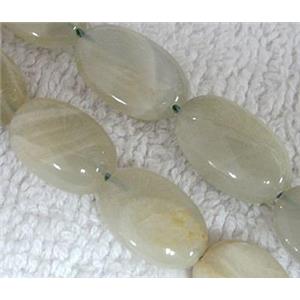 Natural silver moonstone bead, freeform, approx 10-20mm, 16.5 inches