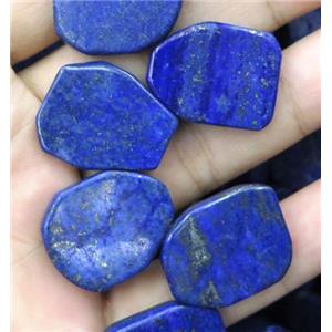 lapis lazuli beads collar, teardrop, blue, top drilled, approx 16-25mm