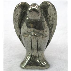 Natural Pyrite Angel, approx 30x50mm