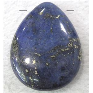 lapis lazuli pendant, teardrop, approx 30x40mm