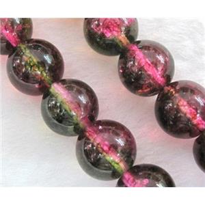 tourmaline beads, round, approx 6mm dia, 65pcs per st