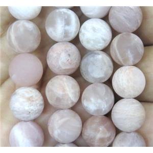 round matte SunStone Beads, approx 10mm dia