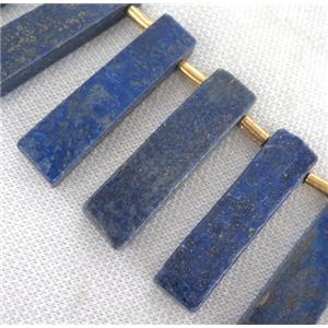 natural Lapis Lazuli stick Beads, approx 15-55mm