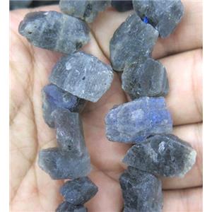 Labradorite beads, freeform, approx 10-16mm, 15.5 inches
