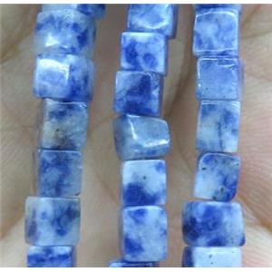 blue Sodalite cube beads, approx 4x4x4mm