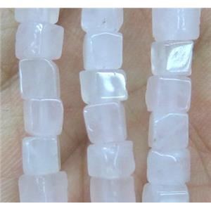 white jade cube beads, approx 4x4x4mm