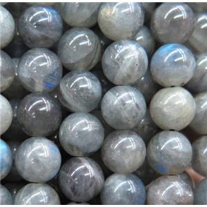 round Labradorite beads, AA-grade, approx 10mm dia