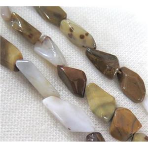natural Agate beads, freeform, approx 10-25mm