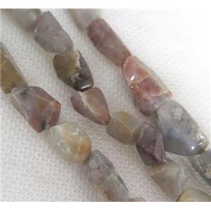 natural agate beads, freeform, approx 10-18mm