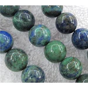 round Azurite beads, approx 12mm dia