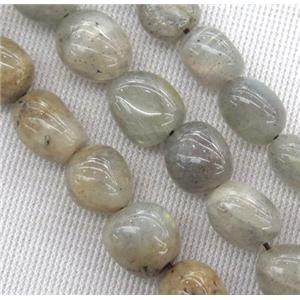 Labradorite chip bead, freeform, approx 6-10mm