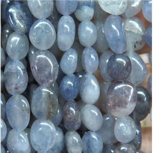 iolite chips bead, freeform, approx 6-10mm