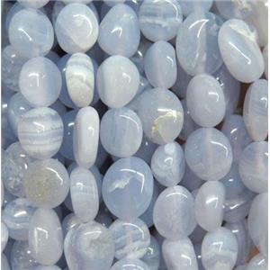 blue lace Agate beads chip, freeform, approx 6-10mm