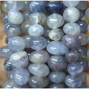 iolite chip bead, freeform, approx 6-10mm