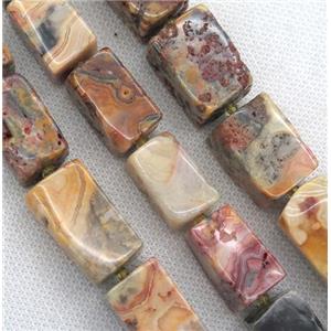 crazy agate cuboid beads, approx 13-25mm