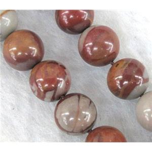 round natural Noreena Jasper Beads, approx 8mm dia, 15.5 inches