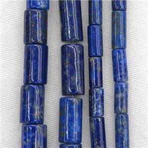 blue Lapis Lazulie tube beads, approx 8x15mm