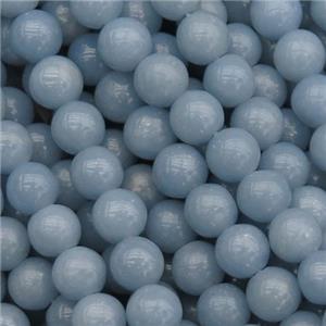 round Angelite beads, approx 6mm dia