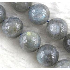 Natural Labradorite Beads Smooth Round AA-Grade, approx 8mm dia