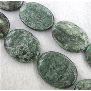 natural Emerald oval Beads, approx 30x40mm
