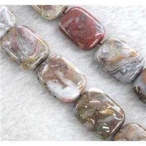 Bloodstone beads, rectangle, approx 15x20mm, 15.5 inches