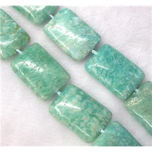 Amazonite beads, rectangle, approx 18x25mm, 15.5 inches