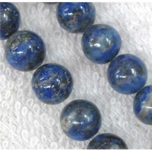 lapis lazuli beads, round, blue, approx 8mm dia