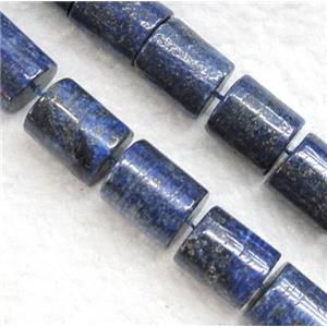 Lapis Lazuli bead, tube, approx 10x12mm