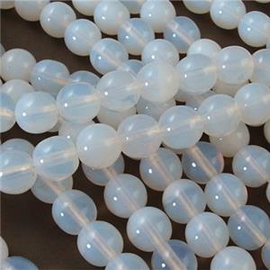 round white opalite beads, 6mm dia, 68pcs per st