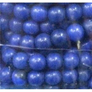 synthetic Turquoise beads, blue, round, 10mm dia, approx 38pcs per st