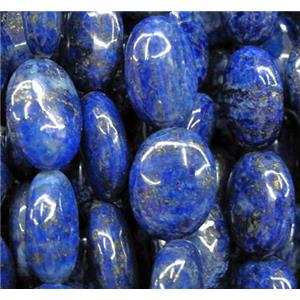 lapis lazuli bead, oval, approx 12x15mm