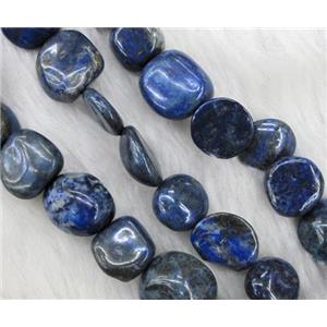 lapis lazuli bead, freeform, approx 10-13mm