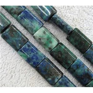 Azurite beads, rectangle, approx 10x14mm