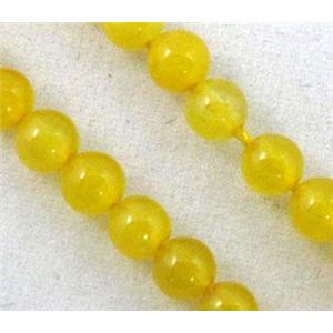 yellow agate beads, tiny, round, approx 2mm dia, 15.5 inches