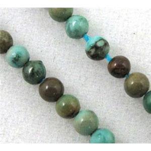 turquoise beads, tiny, round, approx 2mm dia, 15.5 inches