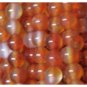 tiny red agate beads, round, approx 3mm dia, 130pcs per st