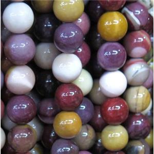 round mookaite beads, approx 6mm dia, 15.5 inches