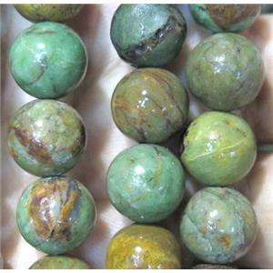 round green Opal stone beads, approx 10mm dia, 15.5 inches