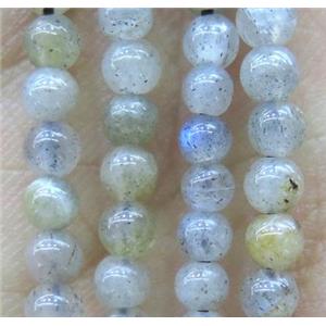 tiny Labradorite beads, round, approx 3mm dia