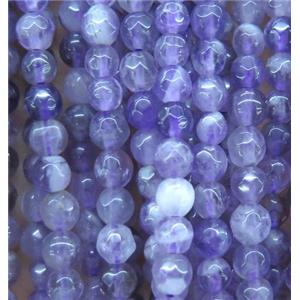 tiny Amethyst beads, faceted round, approx 4mm dia