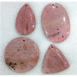 rhodonite pendant, mixed, approx 20-50mm