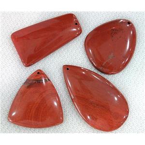 red jasper, gemstone pendant, mixed, approx 20-50mm