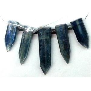 Natural Kyanite Bullet Pendant For Necklace, approx 10-38mm