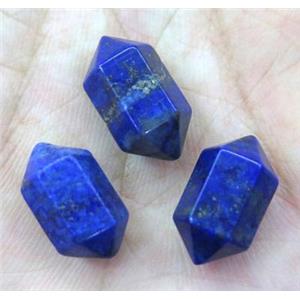 Lapis Lazuli Bullet Beads Undrilled Nohole, approx 8-16mm