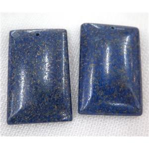 lapis lazuli pendant, rectangle, approx 30-60mm