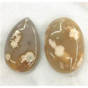 natural Cherry Agate stone pendant, mix shaped, approx 30-60mm