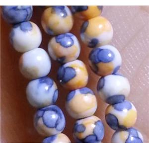 colorful Rainforest Stone beads, round, stability, approx 3mm dia, 15.5 inches