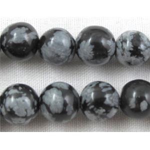 Round Snowflake Jasper Beads Smooth, approx 12mm dia