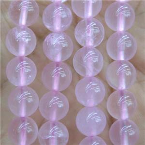 round Rose Quartz Beads, pink, approx 10mm dia